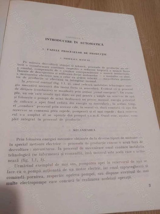 Aparatură pentru automatizări - manual - G. Ionescu, S. Popescu