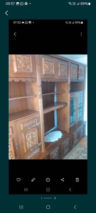 Biblioteca, sufragerie, masa tv, usa noua, teracota