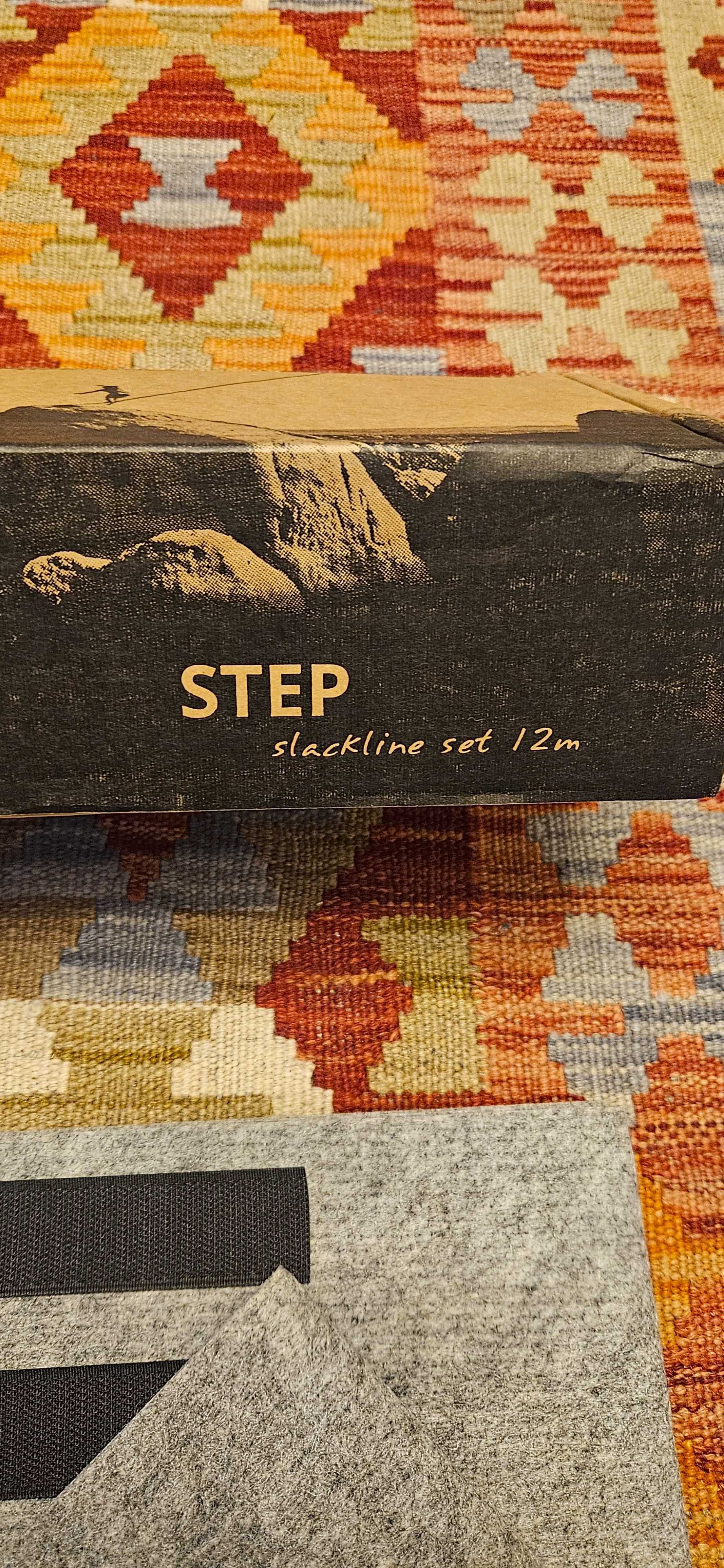 SLACKLINE Equilibrium Step 12m + 2 benzi protectie copaci - nou