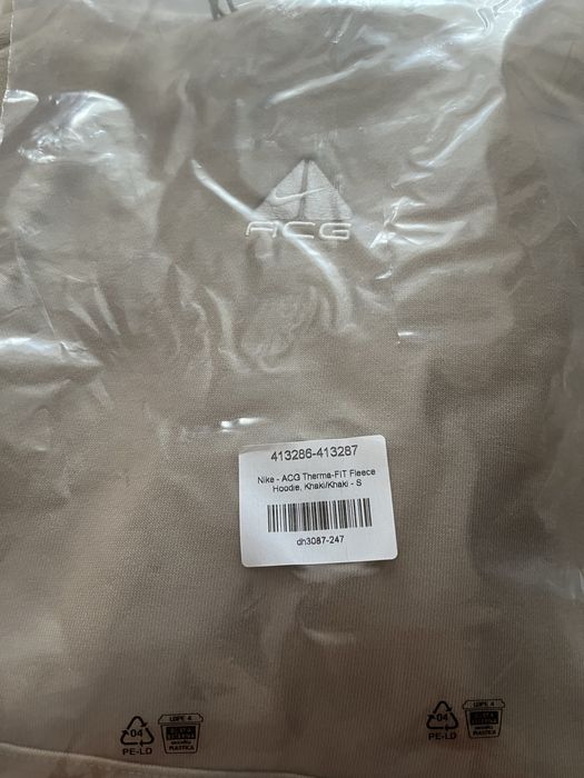 Hanorac Nike ACG Hoodie therma oversize S/M/L Fleece maro/crem