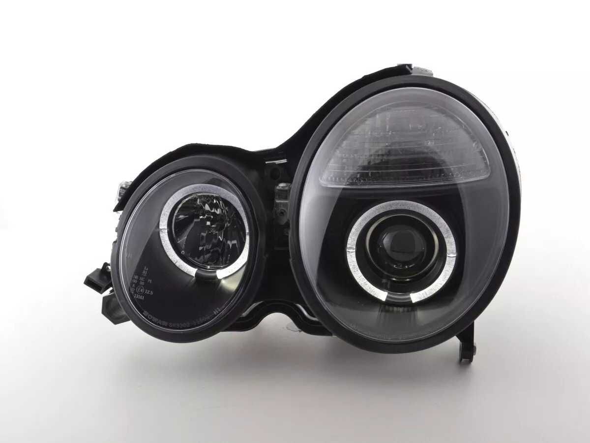 Фарове Мерцедес 210 Е класа Нови Тунинг ЛЕД angle Merceedes W210 LED