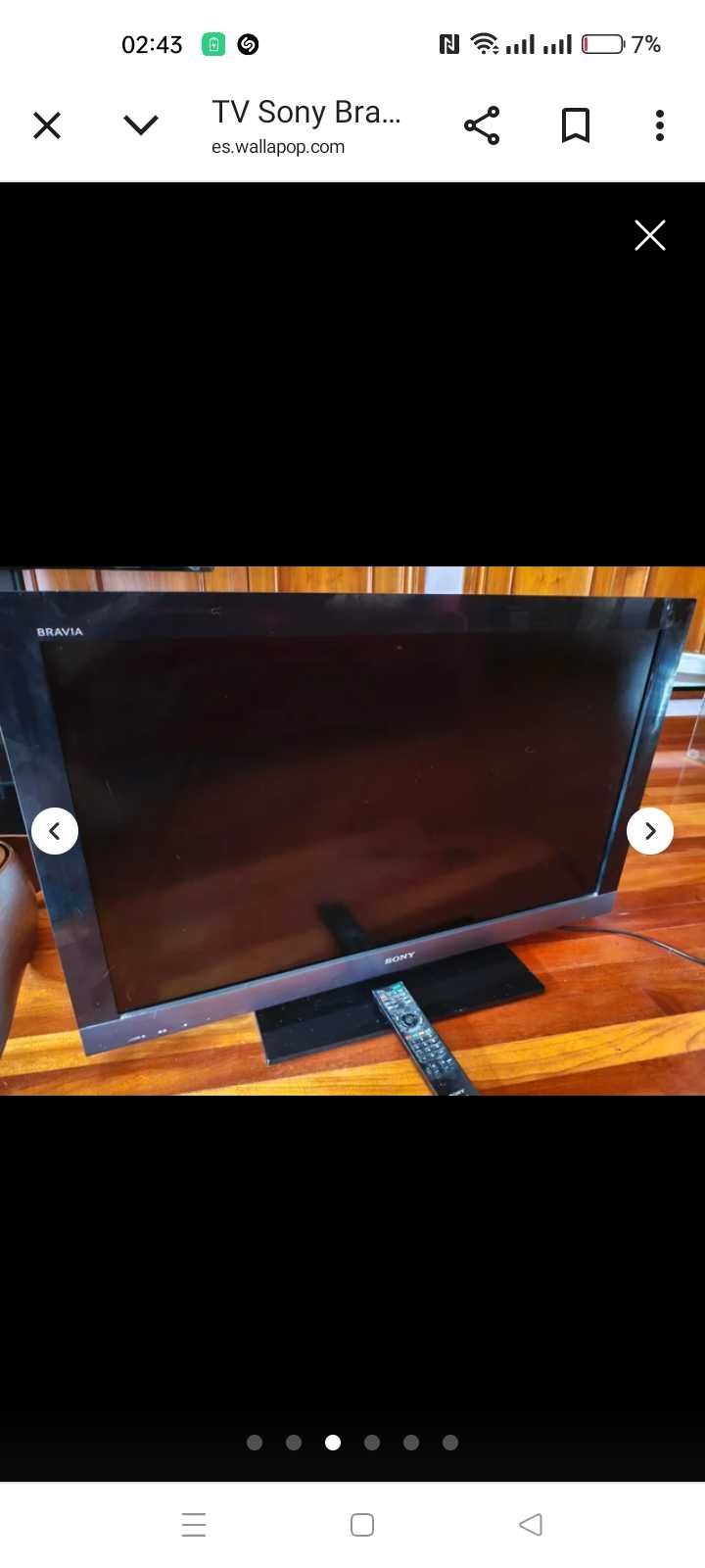 37 inch Sony Bravia