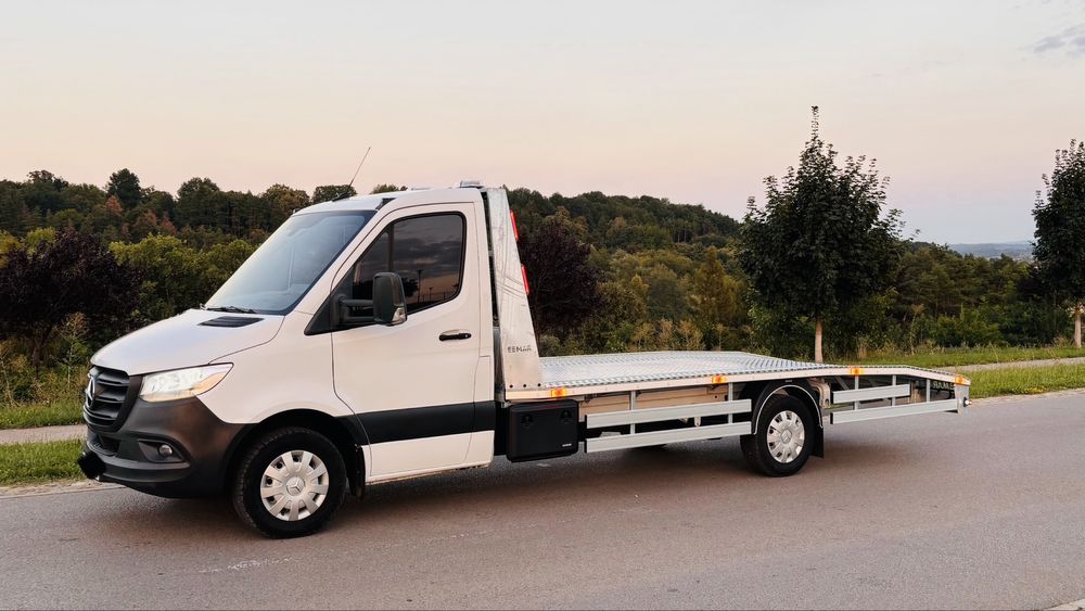 Mercedes sprinter 907 autoplatforma BA14 transport vehicule
