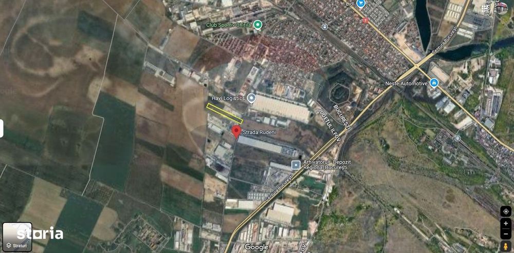 DE VANZARE Teren intravilan 10,000mp Rudeni / Soseaua Rudeni