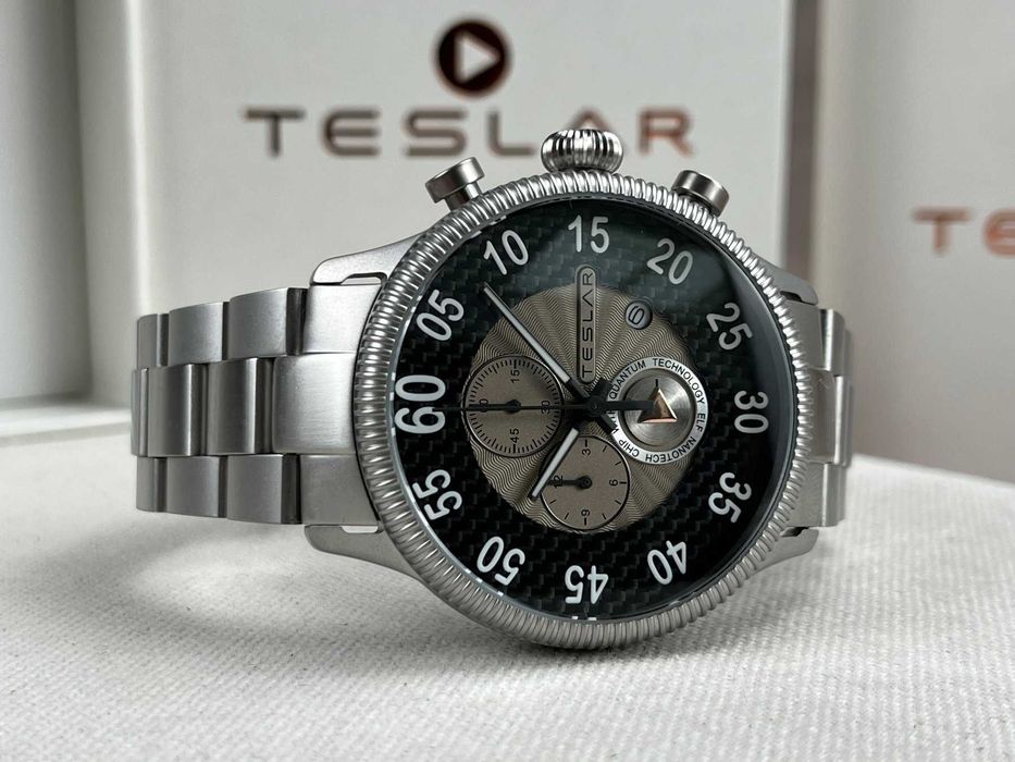 Ceas Teslar - T-4 Chronograph Date  - TW-034 - Bărbați
