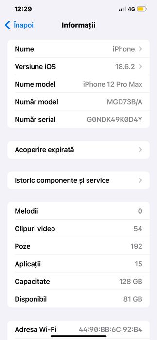 iPhone 12 Pro Max sau la schimb pe o unitate de pc