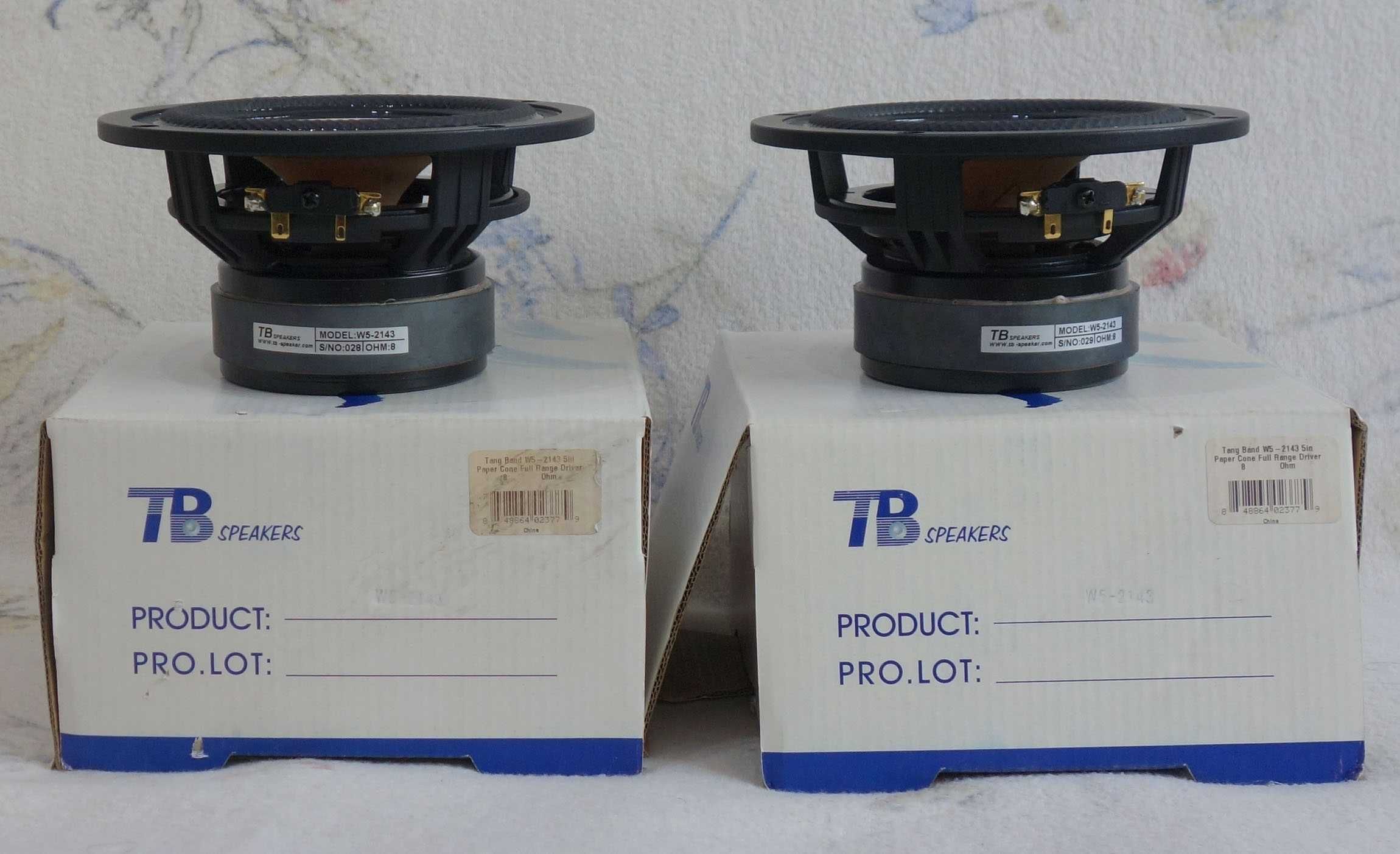 Pereche difuzoare full range Tang Band W5 2143 aproximativ noi