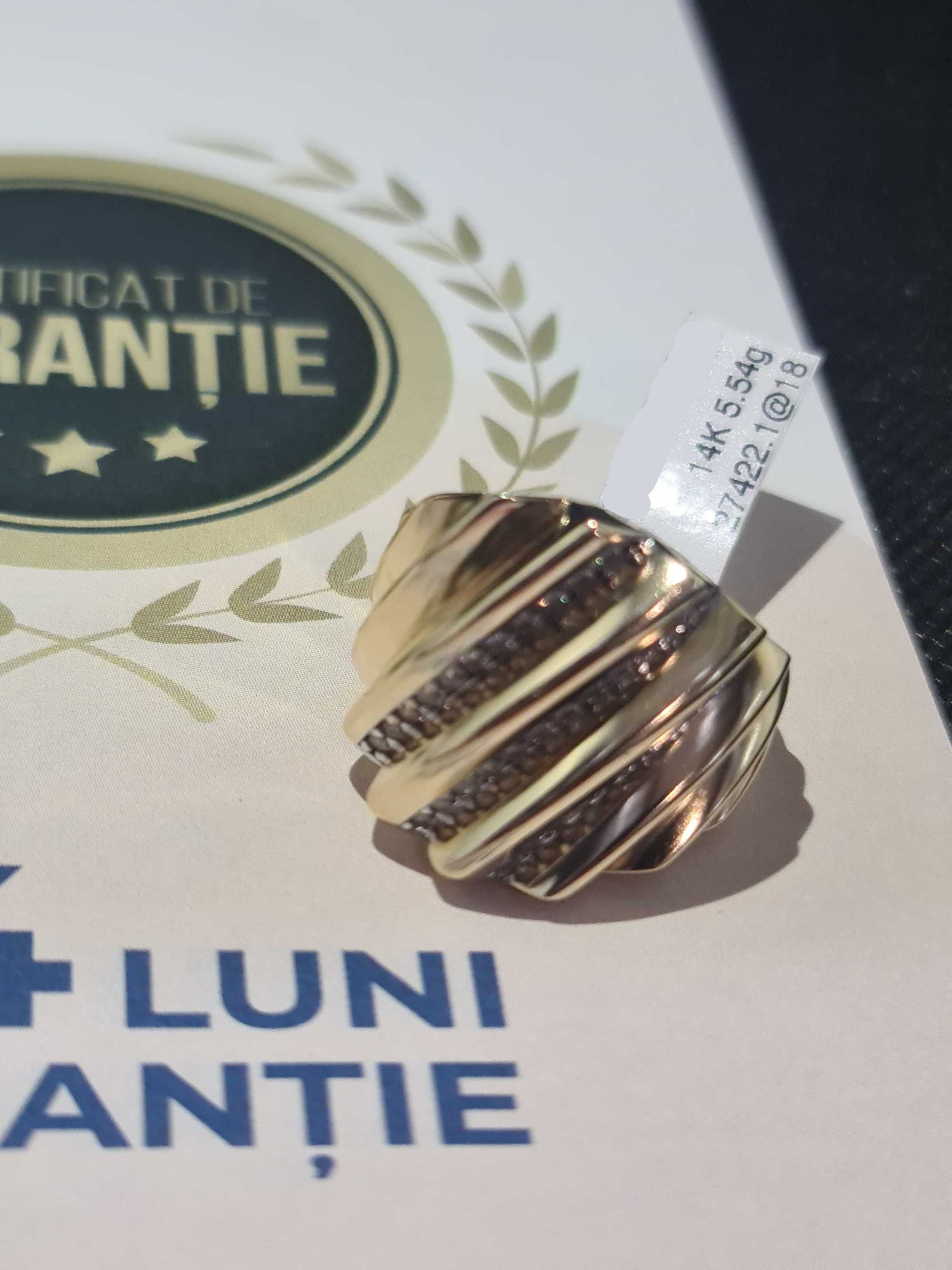 Inel Aur 14K (Ag18 Tutora b.27422) Garantie 2 ani!