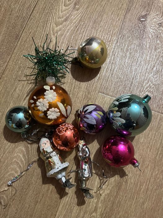 Елочные игрушки  советские