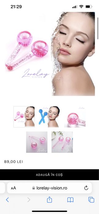 Glob cryo pentru masaj facial nou