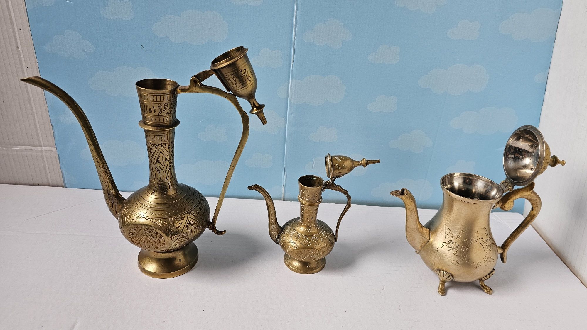 Lot vase din bronz/alamă