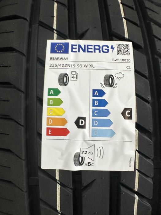 Летен Спорт Пакет BEARWAY 225/40R19 93W XL 245/35R19 93W XL