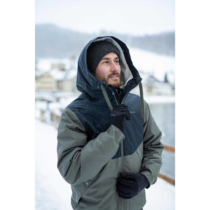 Geacă Iarnă Impermeabilă Drumeție pe zăpadă SH100 -5°C Kaki  M