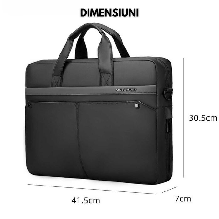 Geanta pentru Laptop si Tableta 15.6 inch, Design Elegant, Mark Ryde