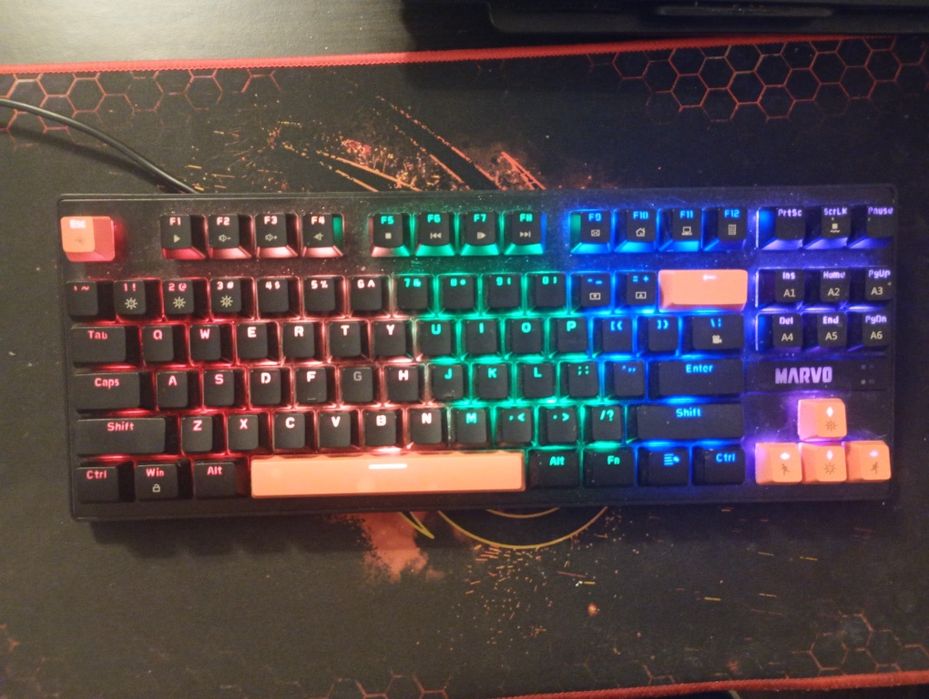 Tastatura Gaming Mecanica MARVO KG901c TKL Layout EU  negru