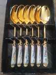 Lot de 12 lingurite,12 furculite japoneze vintage 1990