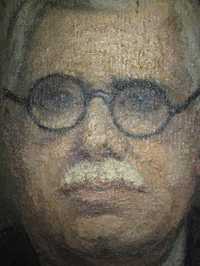 pictura veche portret barbat IONESCU GHEORGHE DORU (1889-1988),
