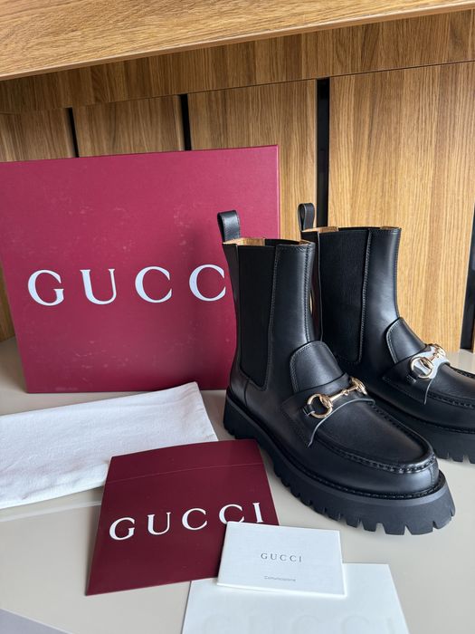Gucci дамски ест.кожа боти НАЛИЧНИ 37,38,39,40 299лв