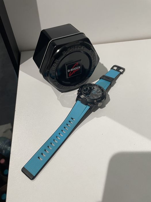 Ceas rotund G-Shock, Albastru