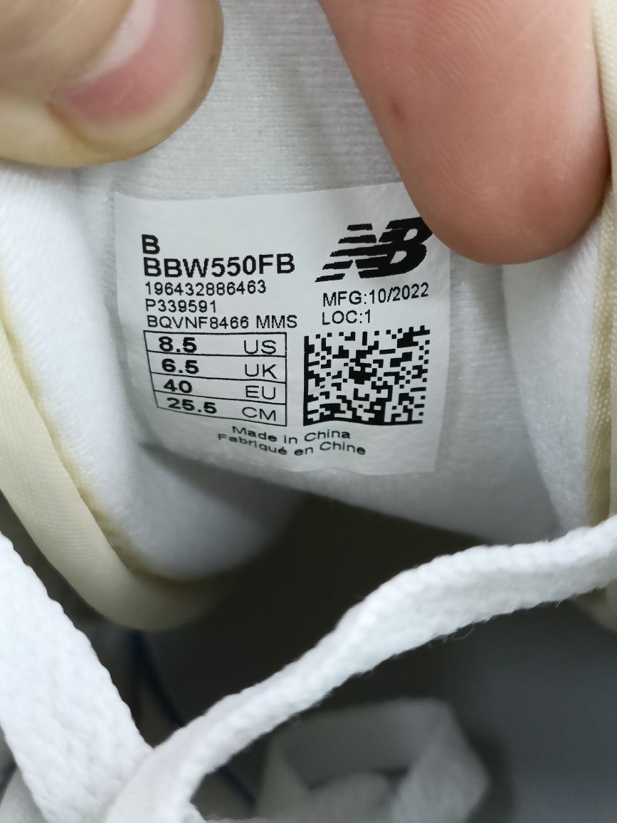 New Balance 550 номер 40 код 20A