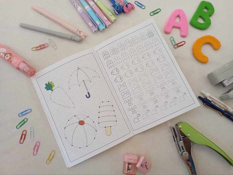 Chizishni va bo‘yashni o‘rganamiz №1 (Kitob)