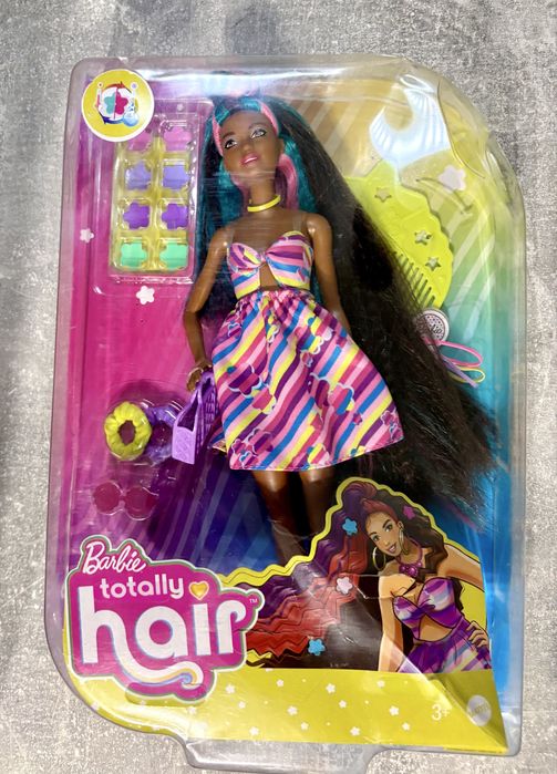 LOT 2 Papusi Barbie Totally Hair Mattel Dolls