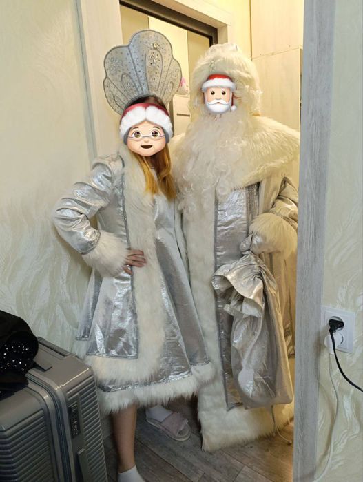 Новогодние костюмы дед мороз снегурочка