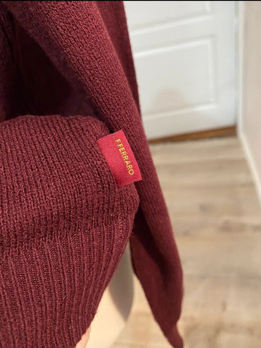 Pulover bordo, L, F.FERRARO