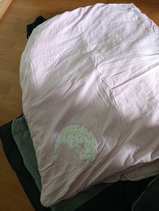 Cangaroo Термочувал Fluffy за количка черен