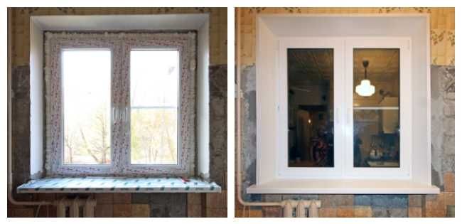 Пластиковые алюминиевые окна двери витражи откосы подоконники