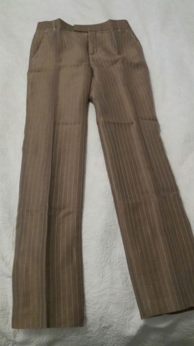 ZARA Pantaloni evazati dama stofa bej mărime 38 noi Curier OLX