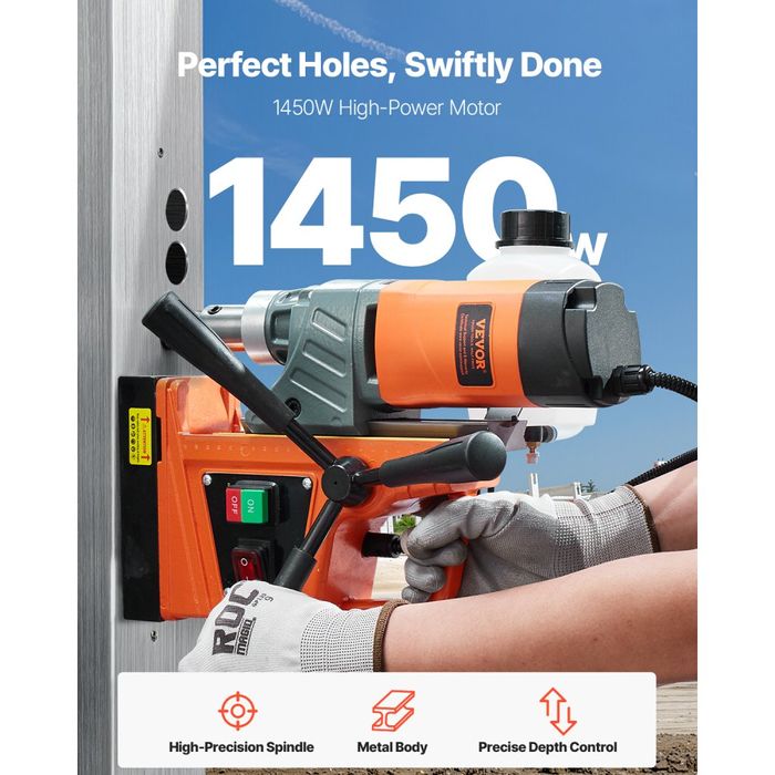 Gauritor Magnet 1450W 12500N Portabil 850RPM