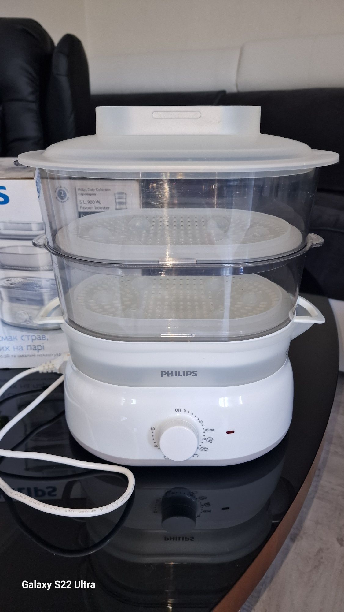 Уред за готвене на пара PHILIPS