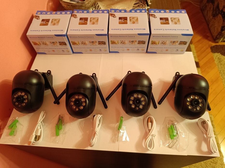 Set 4 camere supraveghere video rotative NOI