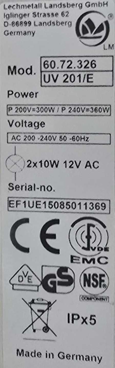Hotă RATIONAL UltraVent tip UV 201/E cu condensare pt. cuptor RATIONAL