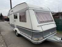 Rulota Lmc Luxus 390K1 ,an 2002,4 pers,baie,cadita dus,wc fix