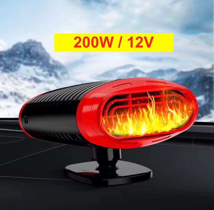 ТОП Керамична Печка Духалка Парно За Кола Автомобил 12v + Вентилатор