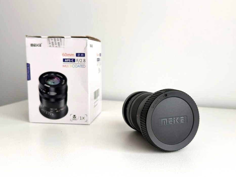 Obiectiv Macro 1:1 - Meike 60mm F2.8 - compatibil Canon RF – nou