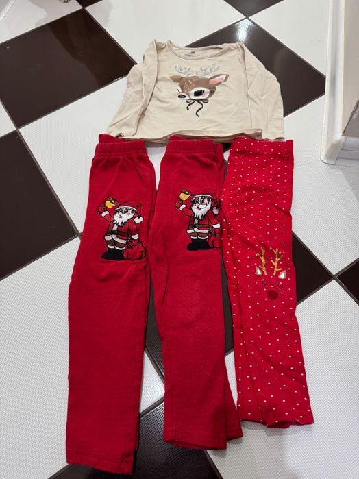 Детски коледни рокли от 98 размер до 110