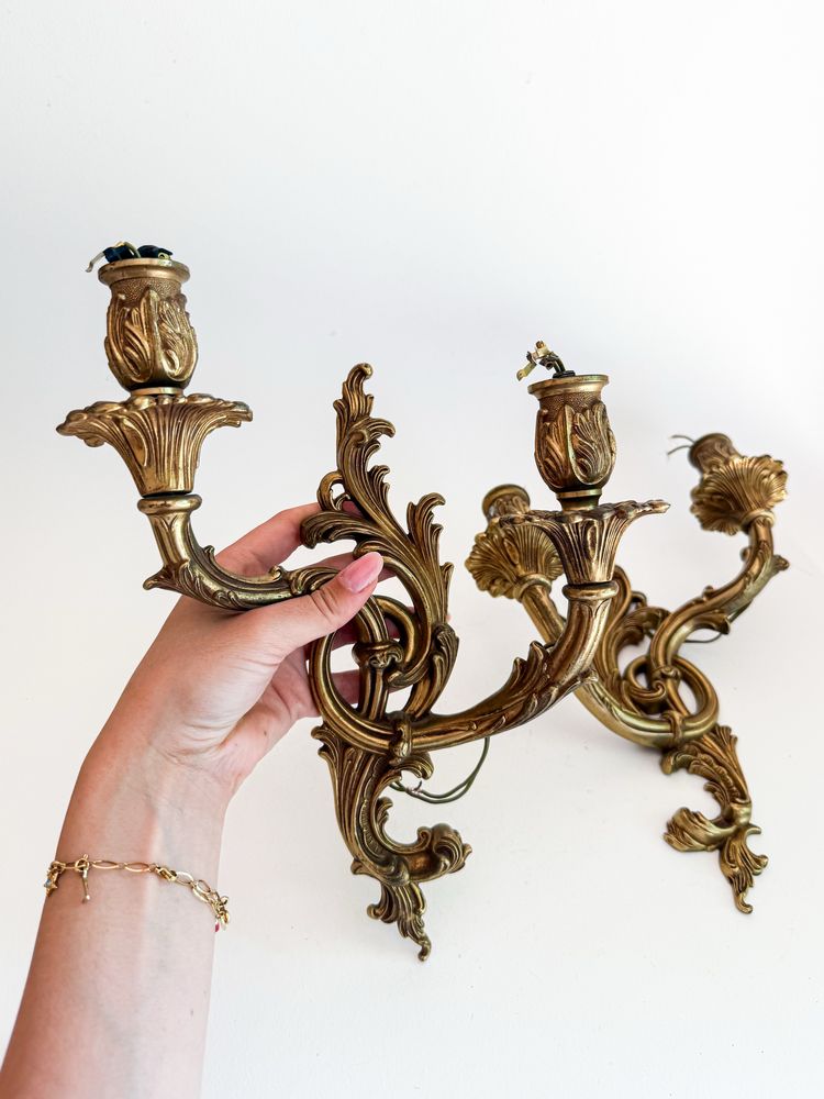 Стенни лампи стил Rococo