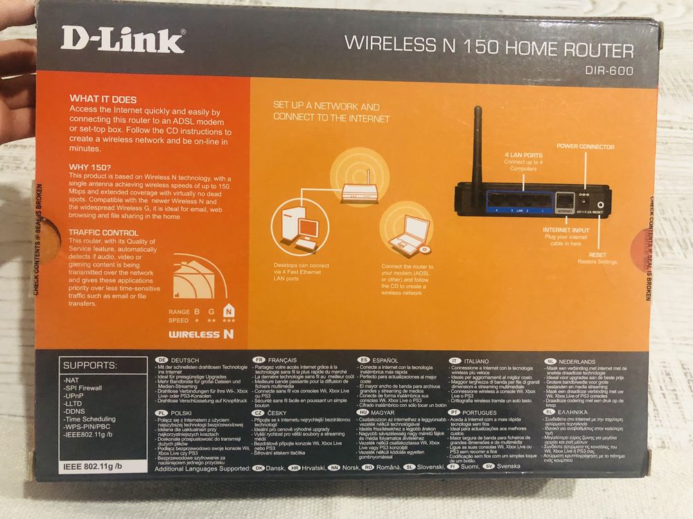 Router wireless D-link n 150