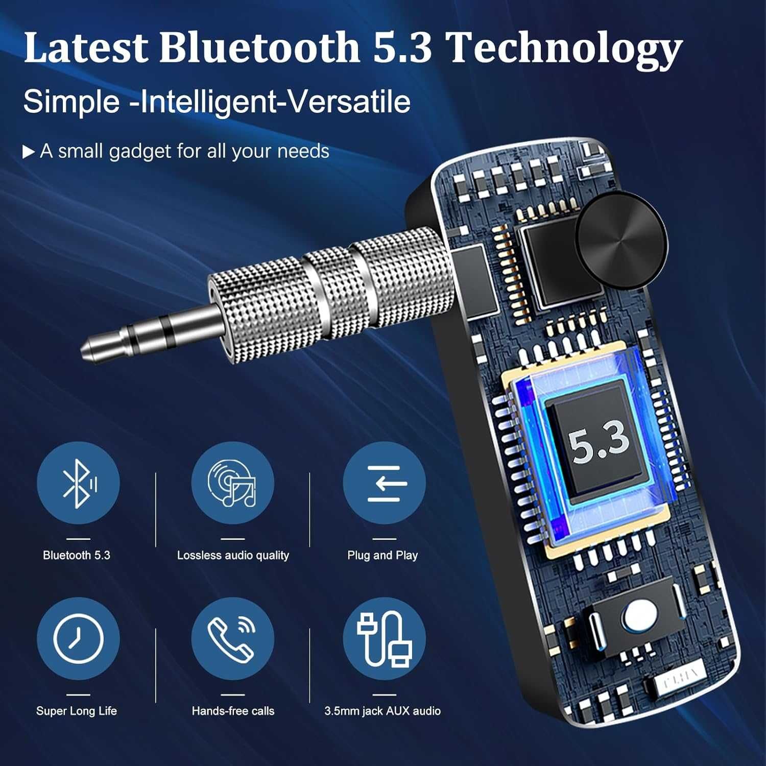 Блутут аудио приемник  за връзка с телефон Digital One SP01103 t66