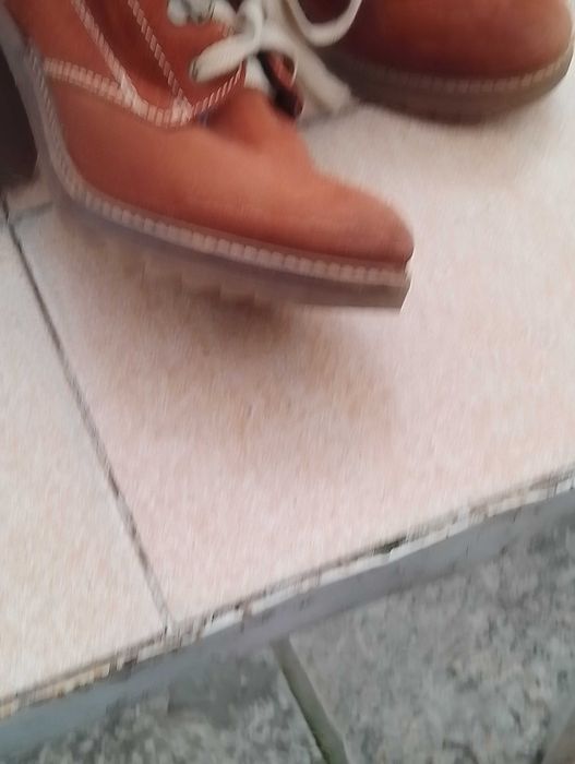 Дамски ботуши естествен велур