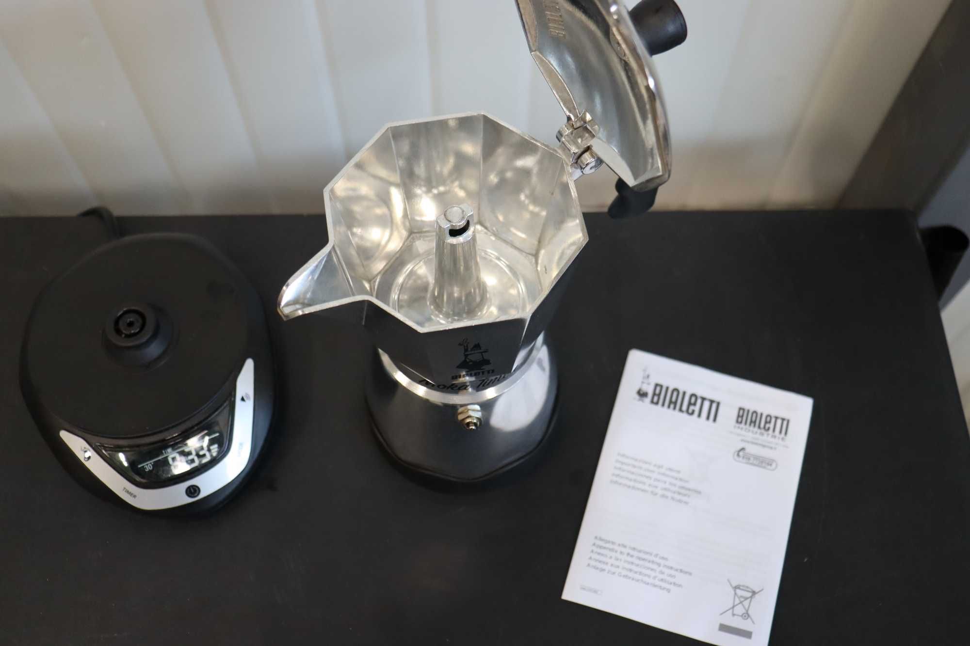 Кафеварка с котлон Bialetti Moka Timer, 6 чаши, 365W