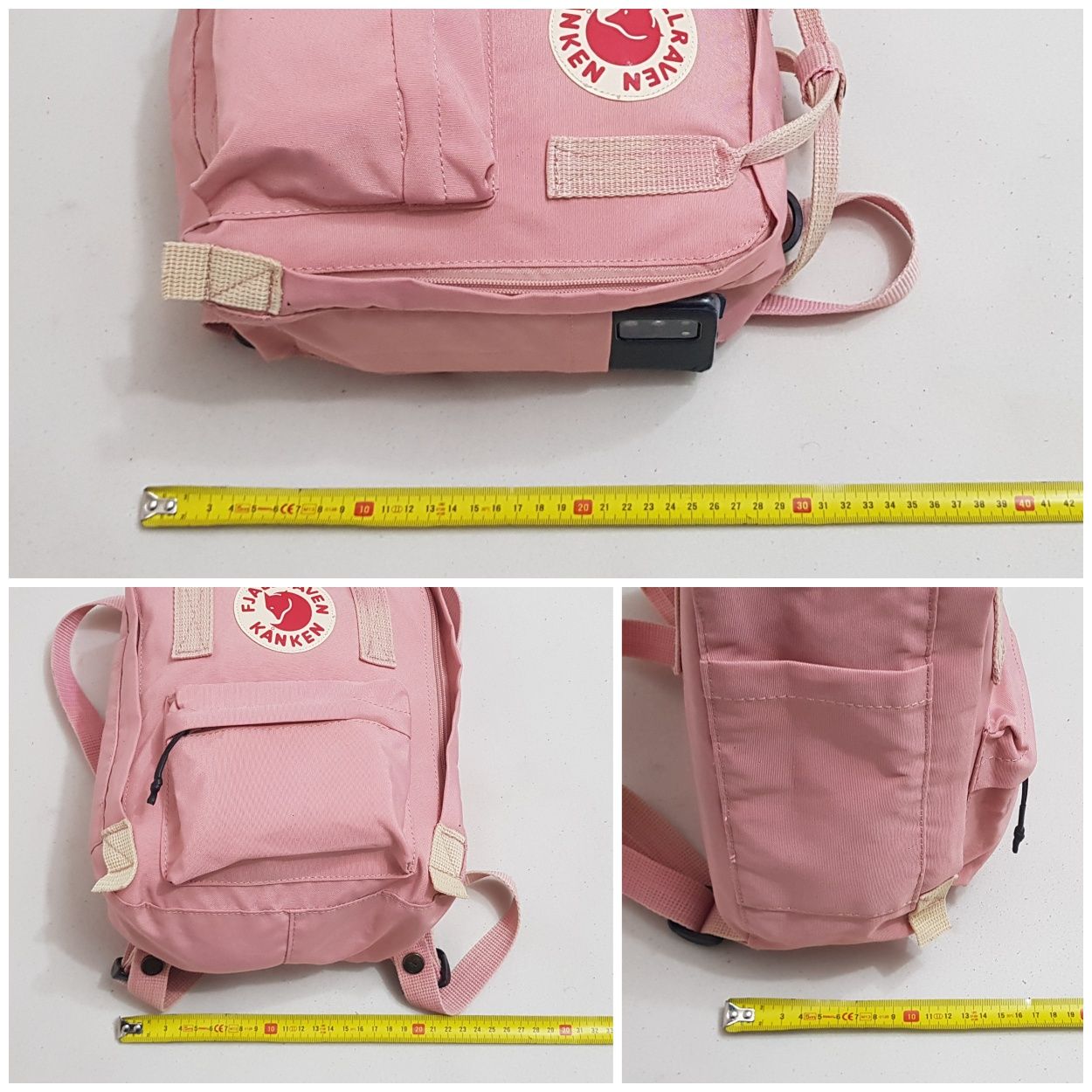 Rucsac Fjallraven Kanken roz, ghiozdan original SUEDIA