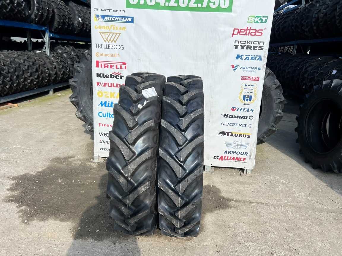 Cauciucuri noi 12.4-32 marca OZKA cu 8 pliuri pentru tractor spate