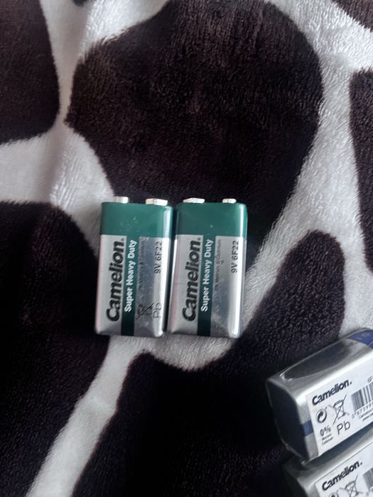 Батарейки 9v 6F22