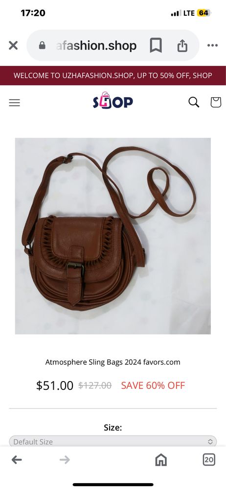 Кожена Малка Чанта - Atmosphere Sling Bag