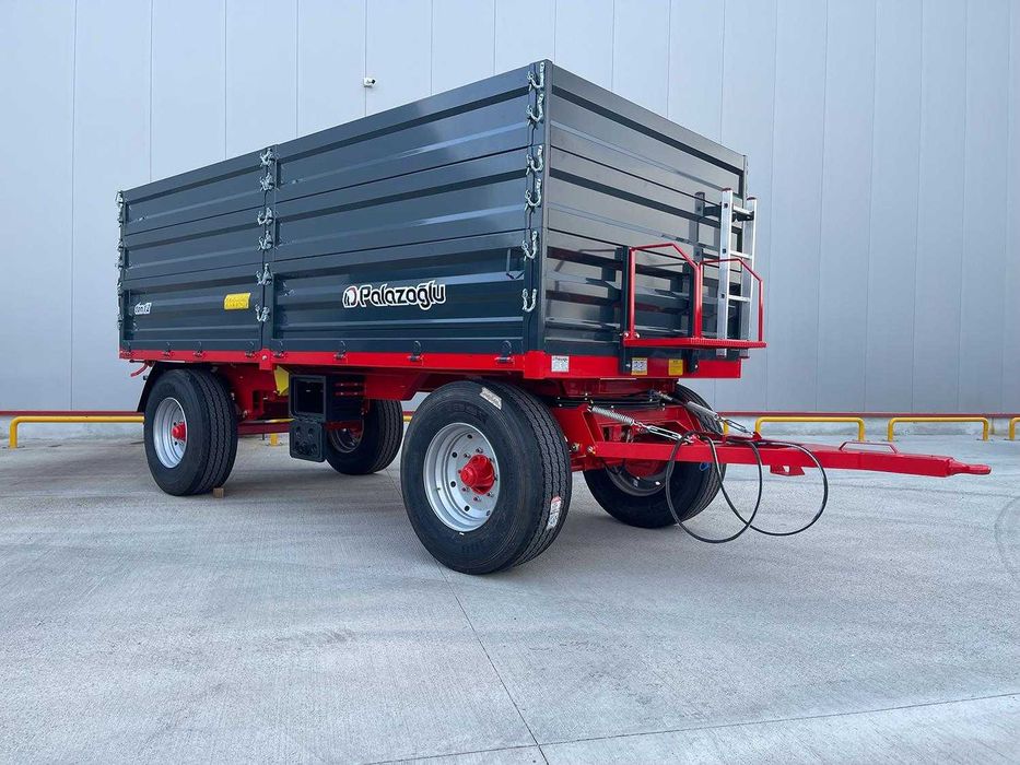Remorca transport cereale, remorca agricola, remorca 15 tone ax dublu