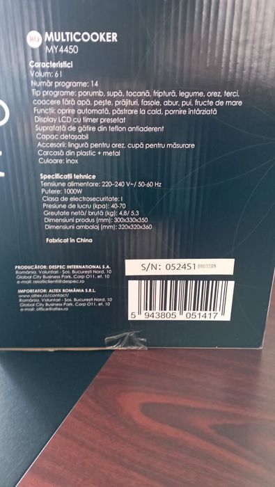 Myria Multicooker MY4450